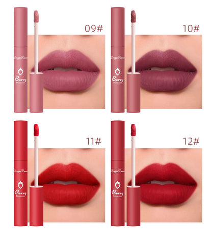 Matte Velvet Nude Lip Gloss - Long-Lasting & Waterproof