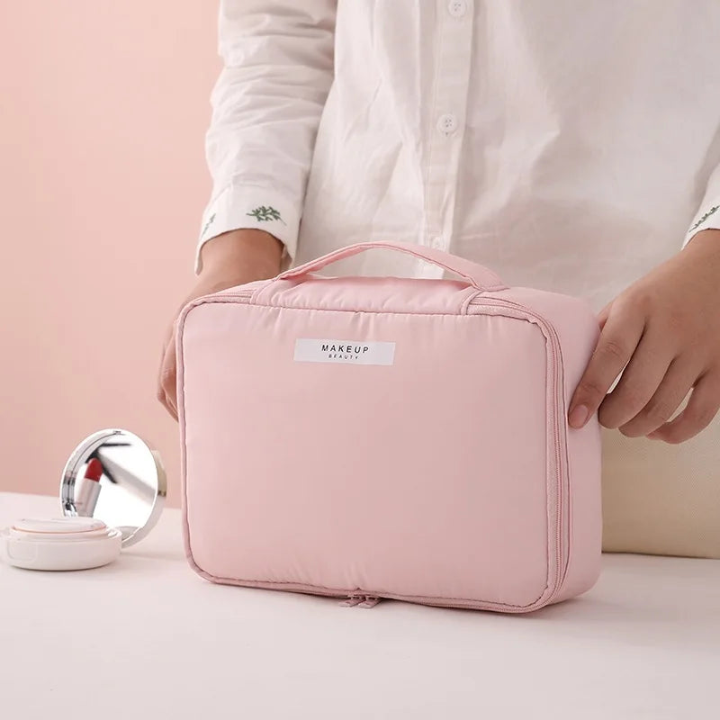 Waterproof Travel Makeup Bag - Large Capacity Organizer