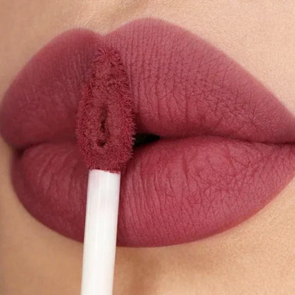 Matte Velvet Nude Lip Gloss - Long-Lasting & Waterproof